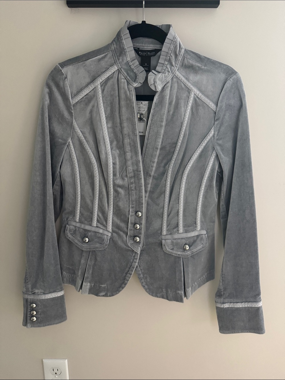 White House Black Market Military Style Jacket
